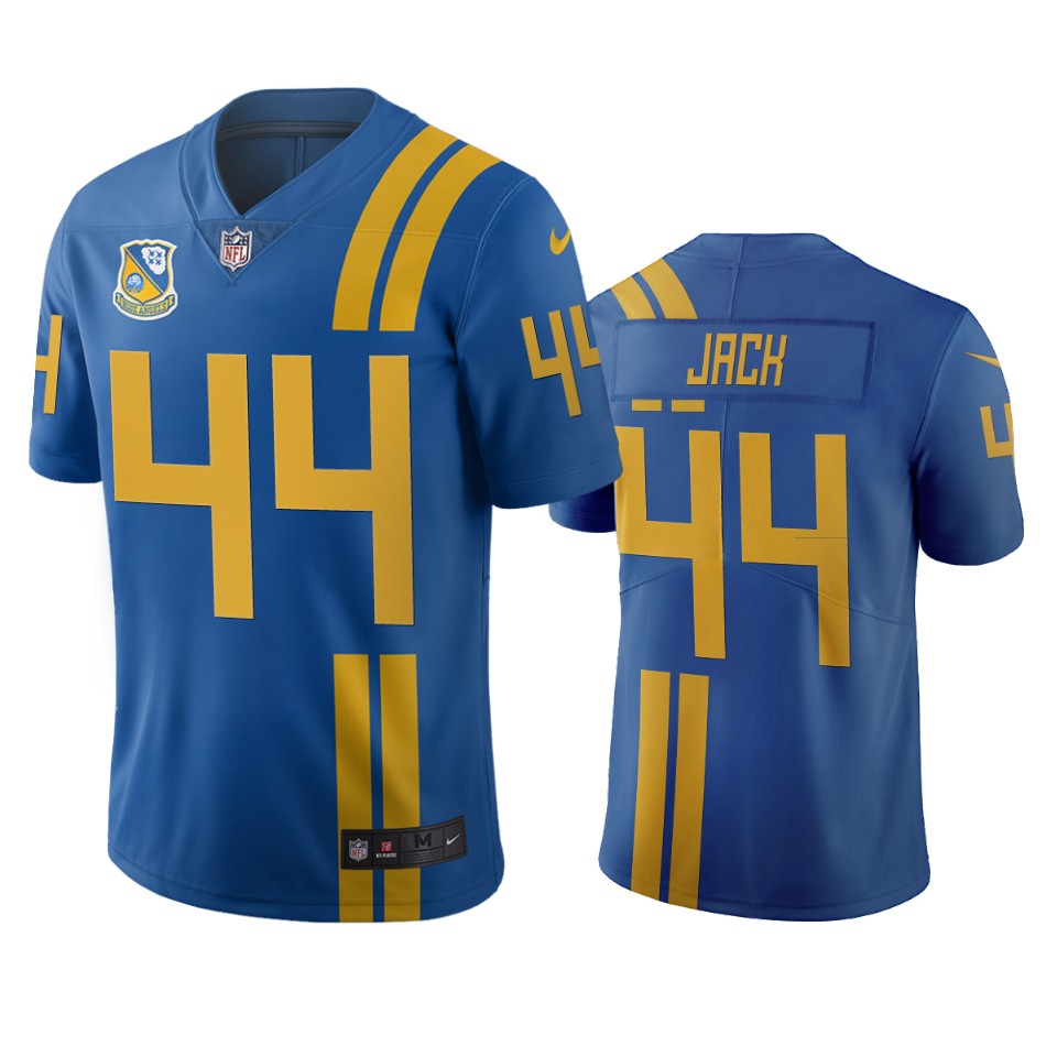 Men Nike Jacksonville Jaguars #44 Myles Jack Royal Vapor Limited City Edition NFL Jersey->jacksonville jaguars->NFL Jersey